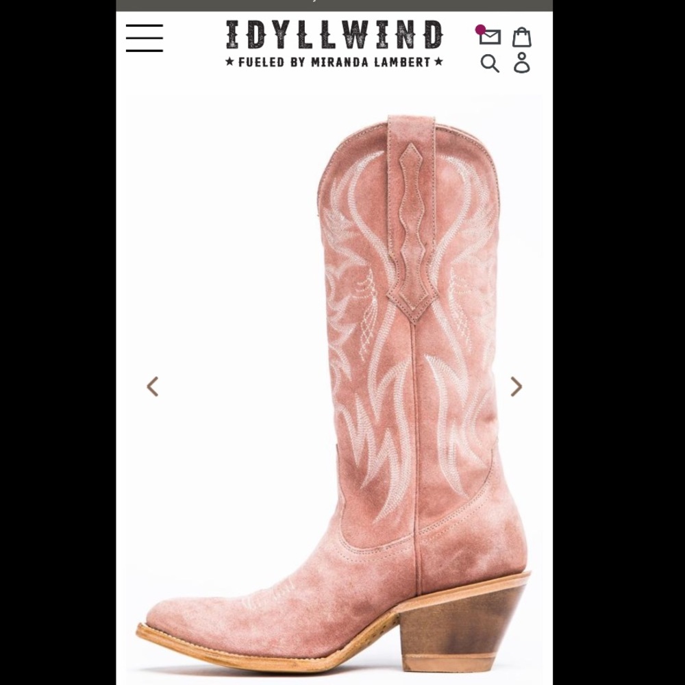 idyllwind by Miranda Lambert Pink Cowboy Boots